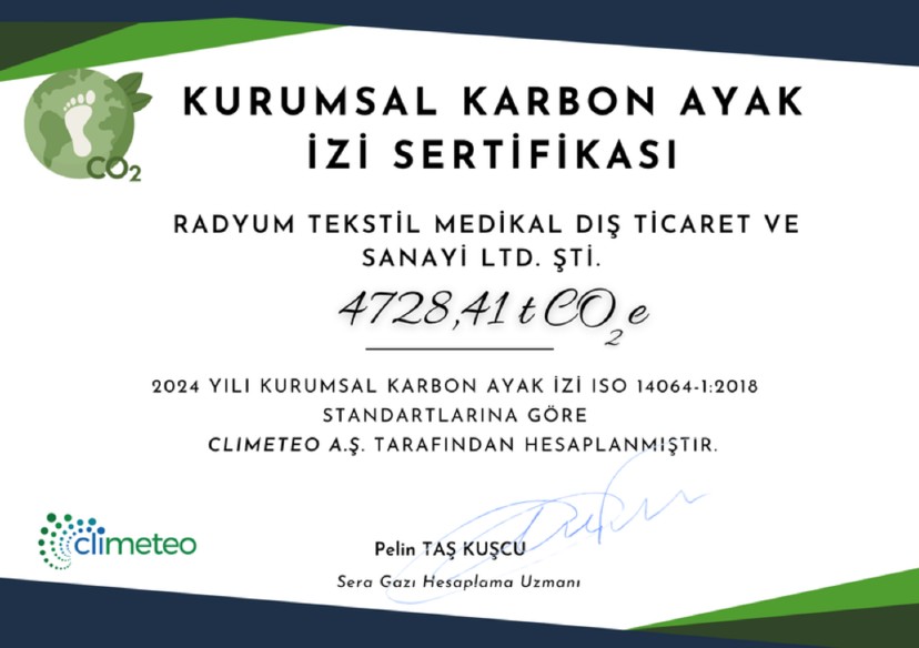 2022 Karbon Ayak İzi Sertifikası