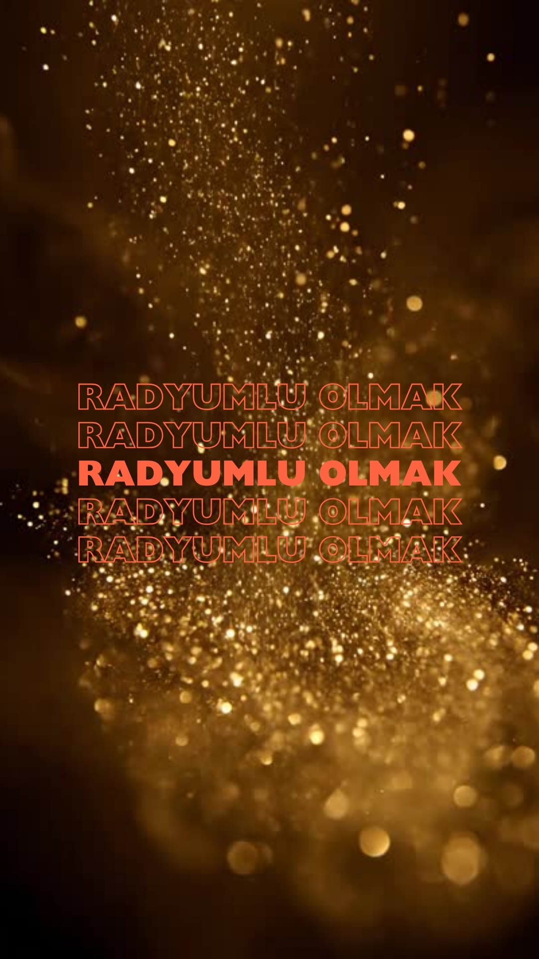 Radyumlu olmak…