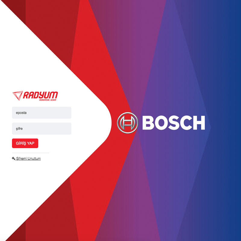 BOSCH TERMOTEKNİK TÜRKİYE  RADYUM’U TERCİH ETTİ!