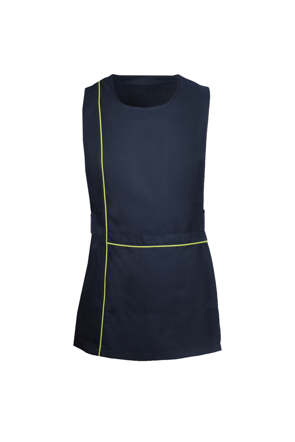 Navy Blue - Green Apron / Chef Apron / Workwear